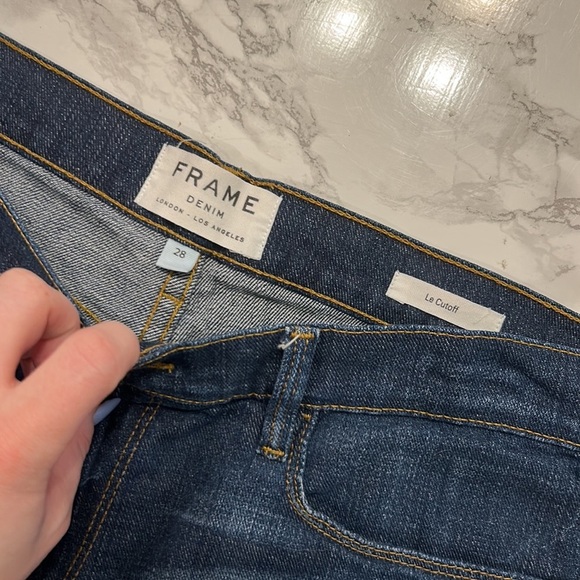 Frame Denim Women's Blue Denim Shorts - Picture 4 of 9